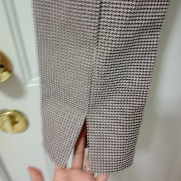 Ellen Tracy Womens Houndstooth Ankle Pant Size M Office Pants - Picture 5 of 10